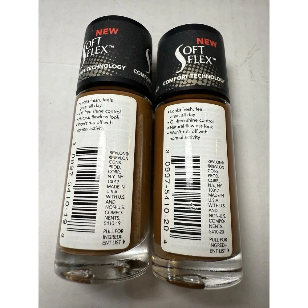 REVLON Colorstay Makeup SoftFlex Normal/Dry 1FLOZ 440 Mahogany & 430 Mocha 2 PCS